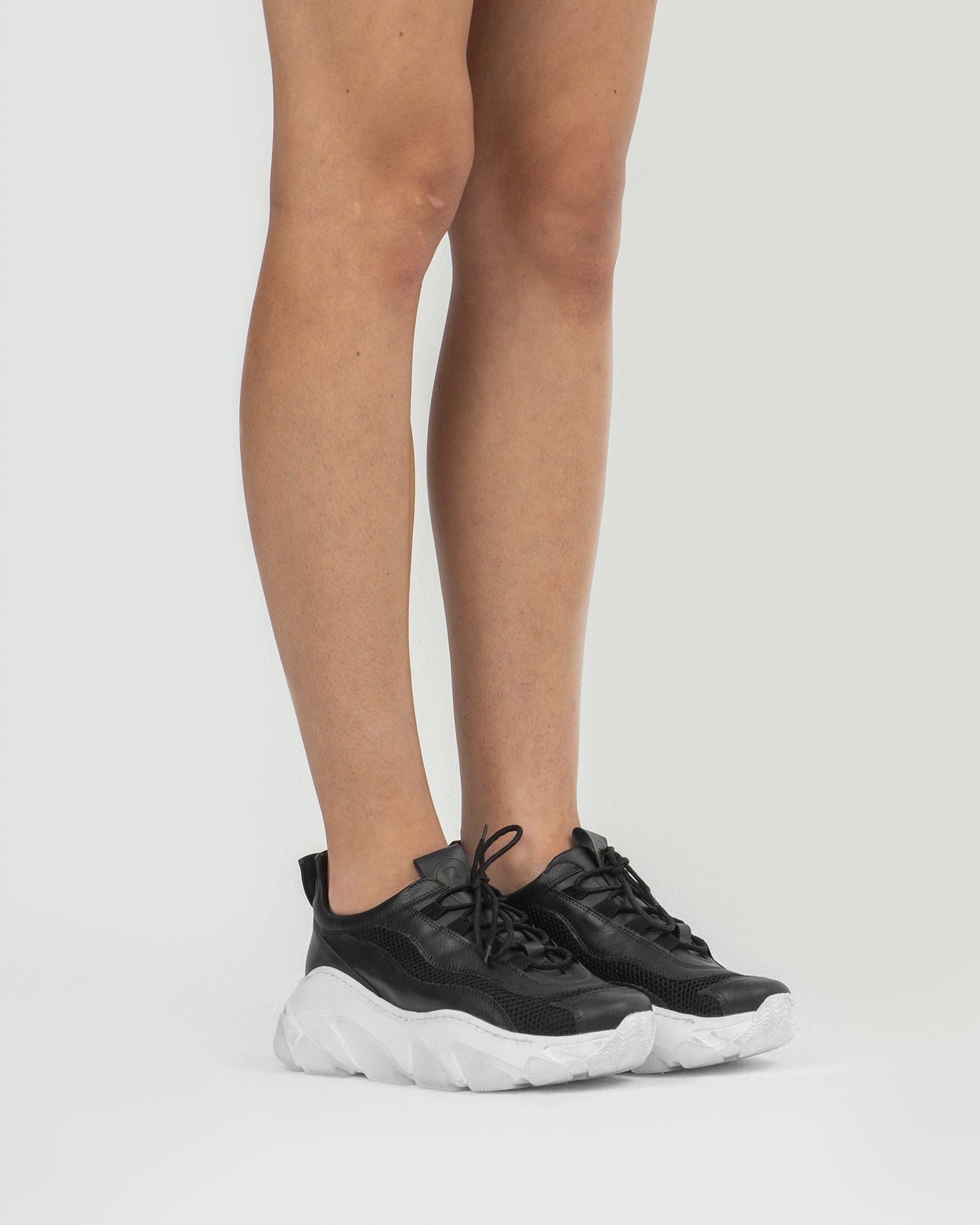 Vegan Leather Sneakers for Women - Black & White Grape Design | Comfortable & Stylish Casual Shoes for Walking, Work & Everyday Wear