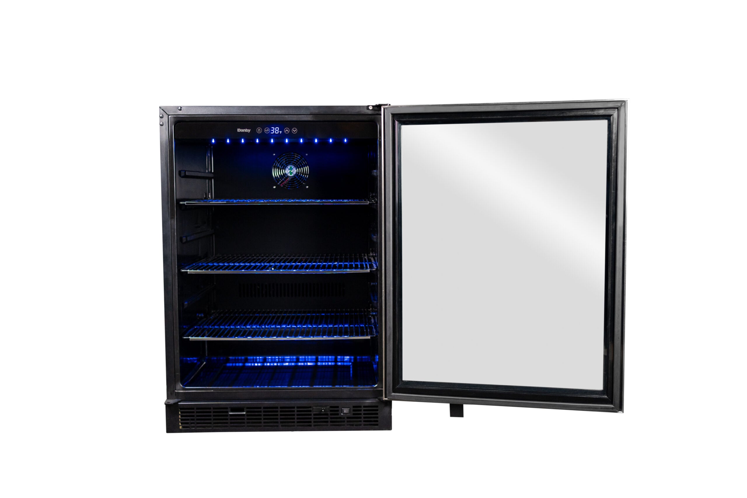 Danby DBC057A1BSS 5.7 cu. ft. Stainless Steel Built-In Beverage Cooler - Perfect for Home Bars, Restaurants, and Entertaining Spaces