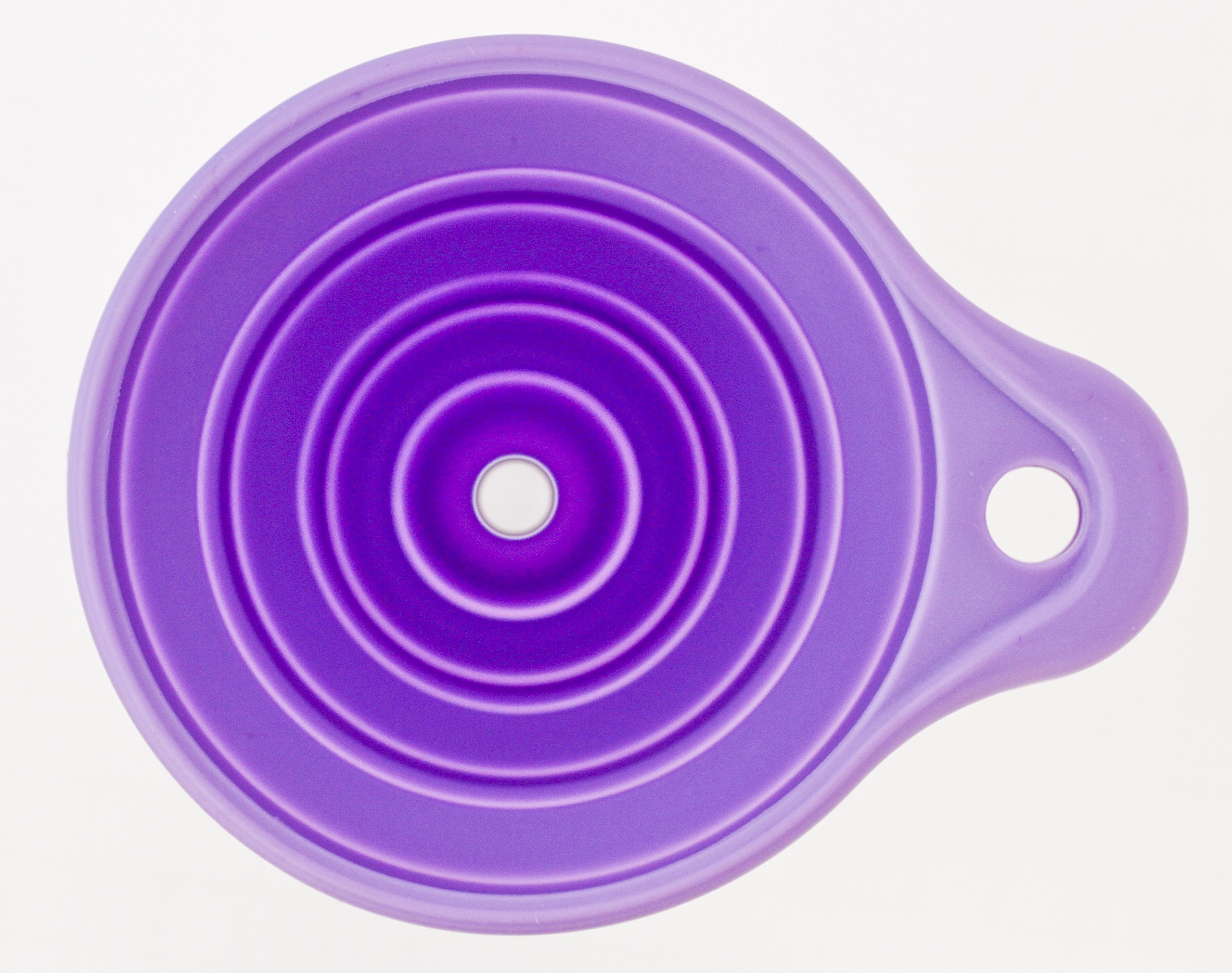 Zoie + Chloe Space Saving Silicone Foldable Collapsible Kitchen Funnel for Cooking, Baking, and Liquid Transfer - Perfect for Small Kitchens, Camping & Travel