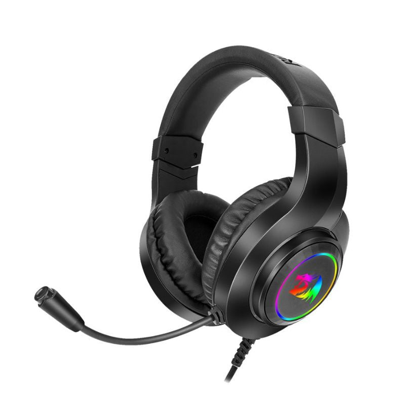 Redragon HYLAS H260 RGB Gaming Headset with Microphone - Black | Immersive Sound for PC, PS4, Xbox & Streaming | Noise Cancelling for Competitive Gaming & Online Meetings