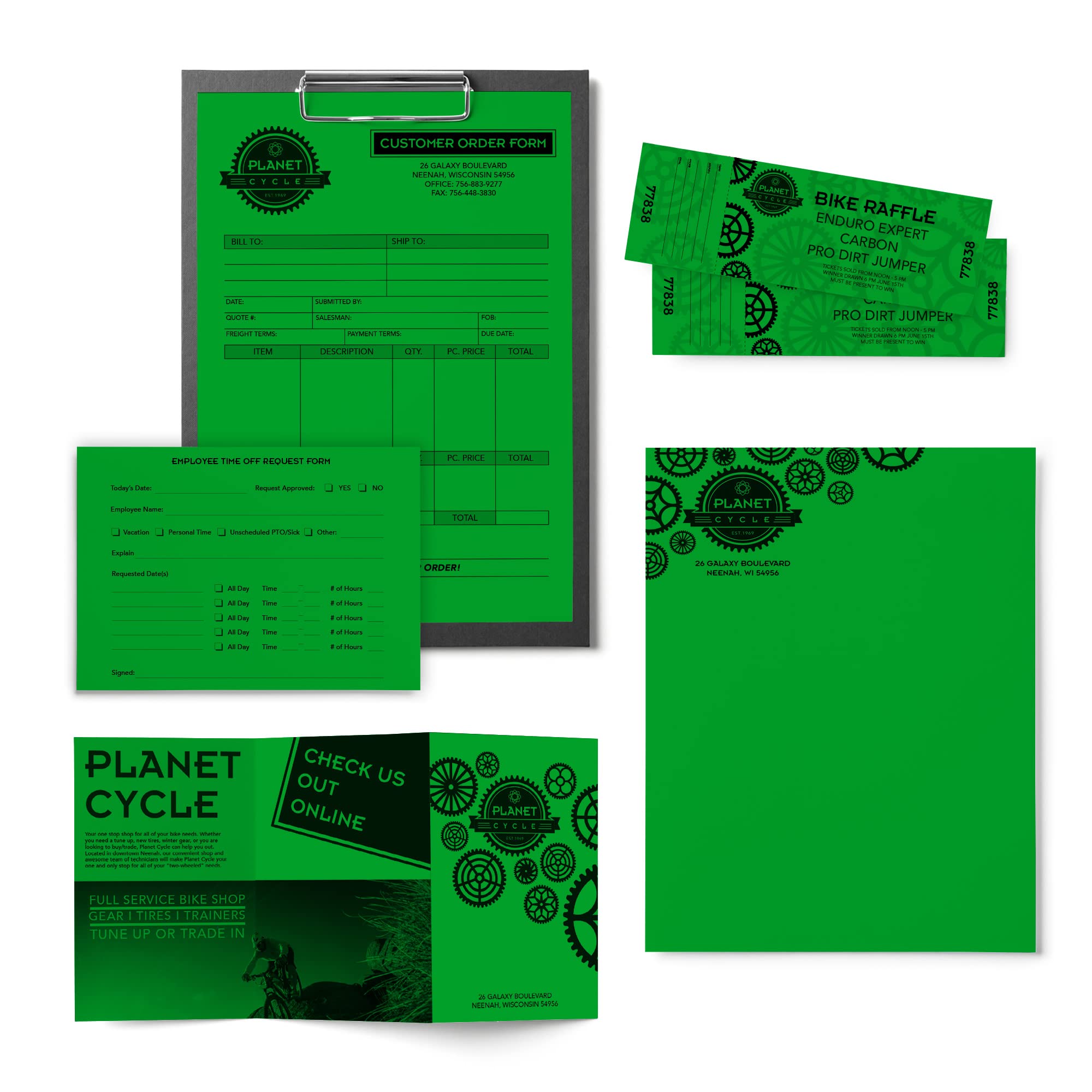 Astrobrights® Gamma Green Multi-Use Printer & Copy Paper - 24 Lb, 94 Brightness, 500 Sheets (8.5