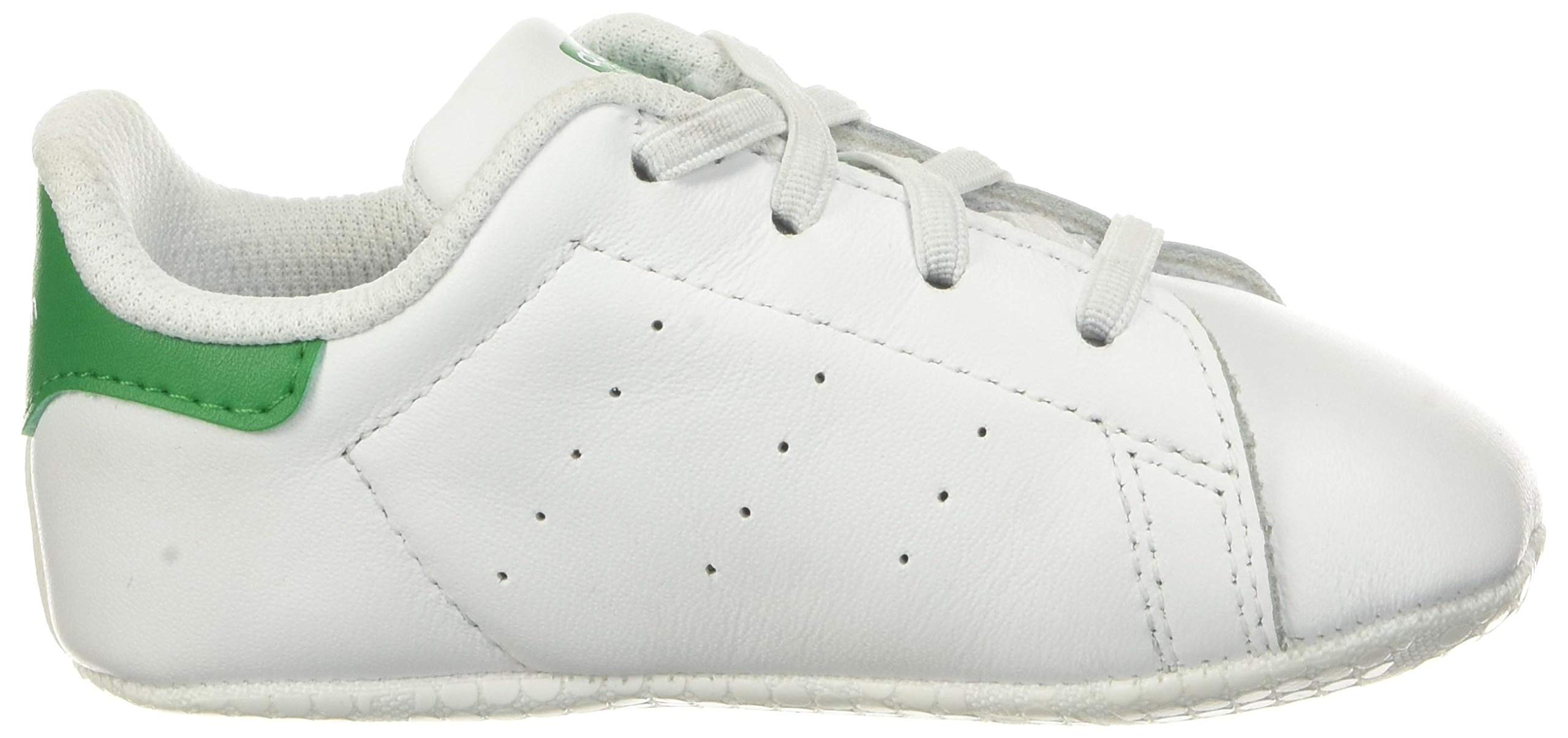 Adidas Originals Baby Boys Stan Smith Crib Shoes - Classic White Sneakers for Toddlers & Infants - Perfect for First Steps, Playtime & Casual Outings