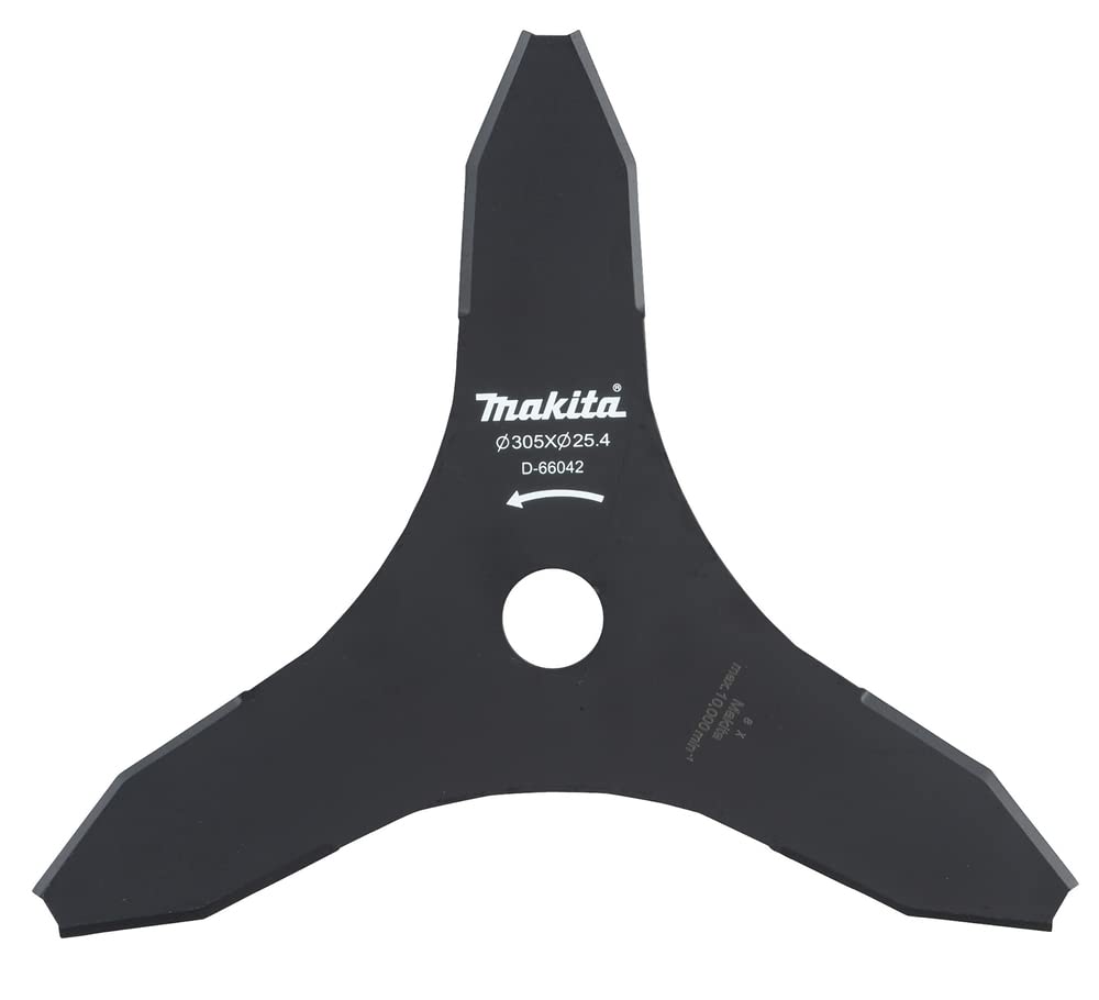 Makita D-66042 12-Inch Brush Cutter Blade - Professional Landscaping Tool for Weed Trimming & Yard Maintenance
