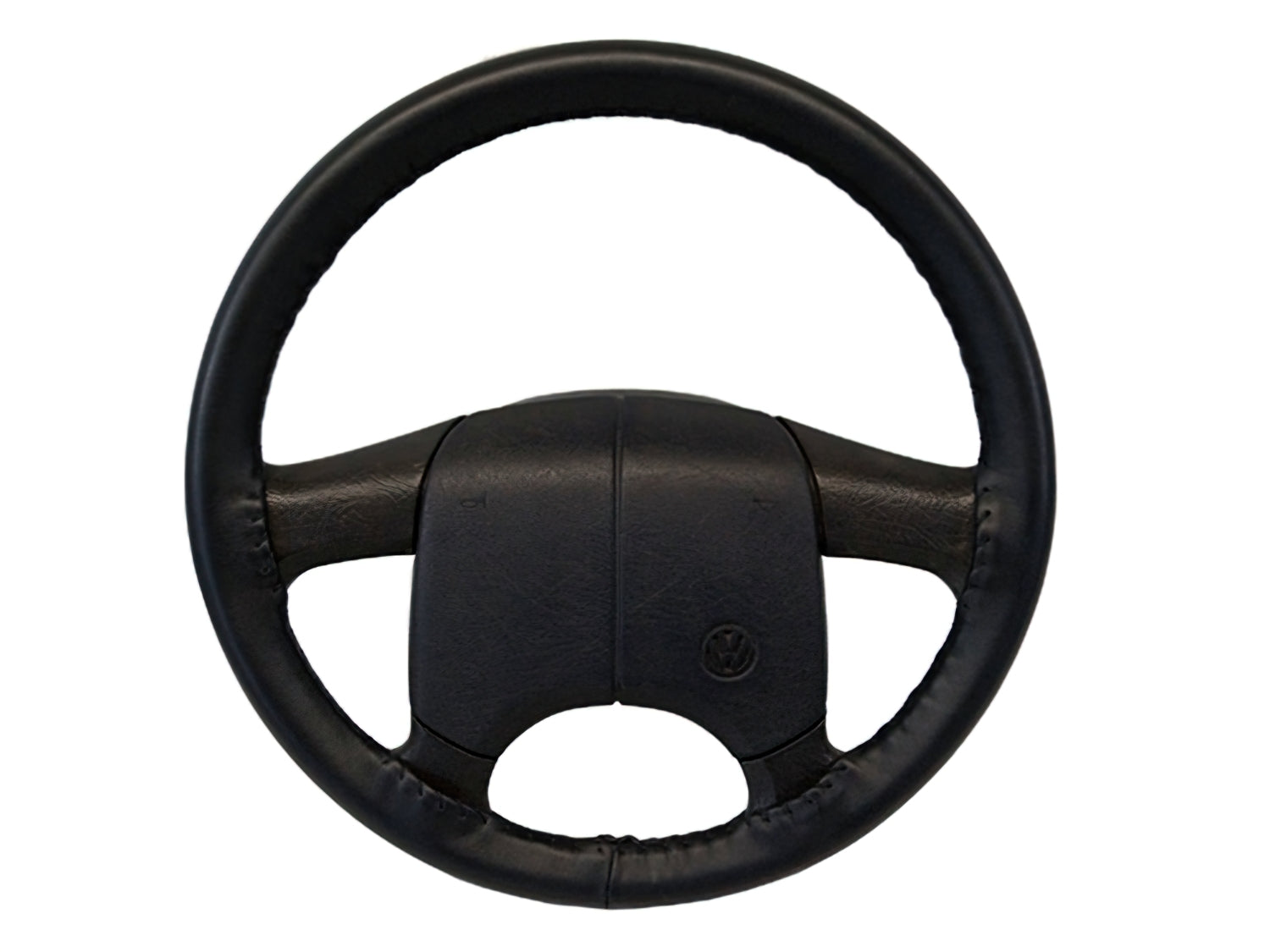 Premium Leather Steering Wheel Cover for VW Late Vanagon & Early Eurovan - Upgrade Your Ride with Comfort & Style - Perfect for Road Trips & Daily Commutes