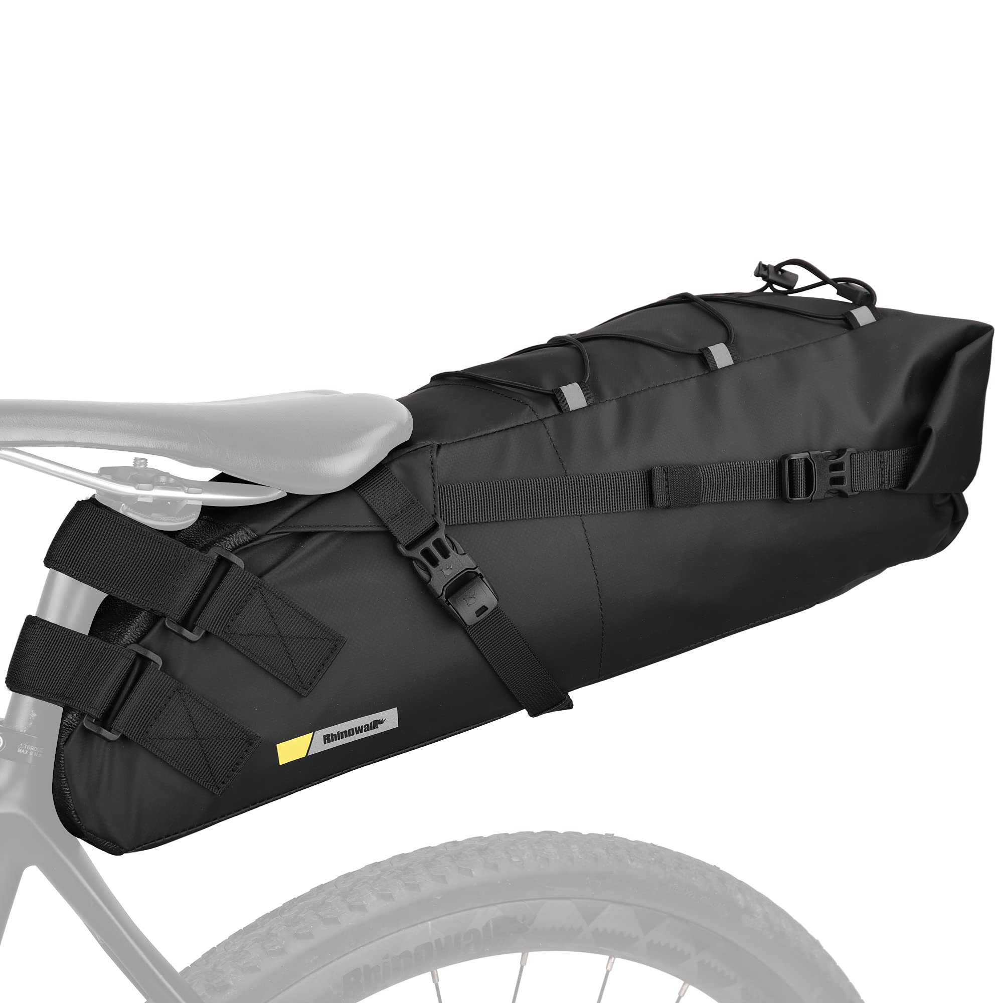 **Rhinowalk 10L/13L Waterproof Bike Saddle Bag - Under Seat Bicycle Storage for Mountain & Road Bikes - Perfect for Commuting, Cycling Trips & Outdoor Adventures**