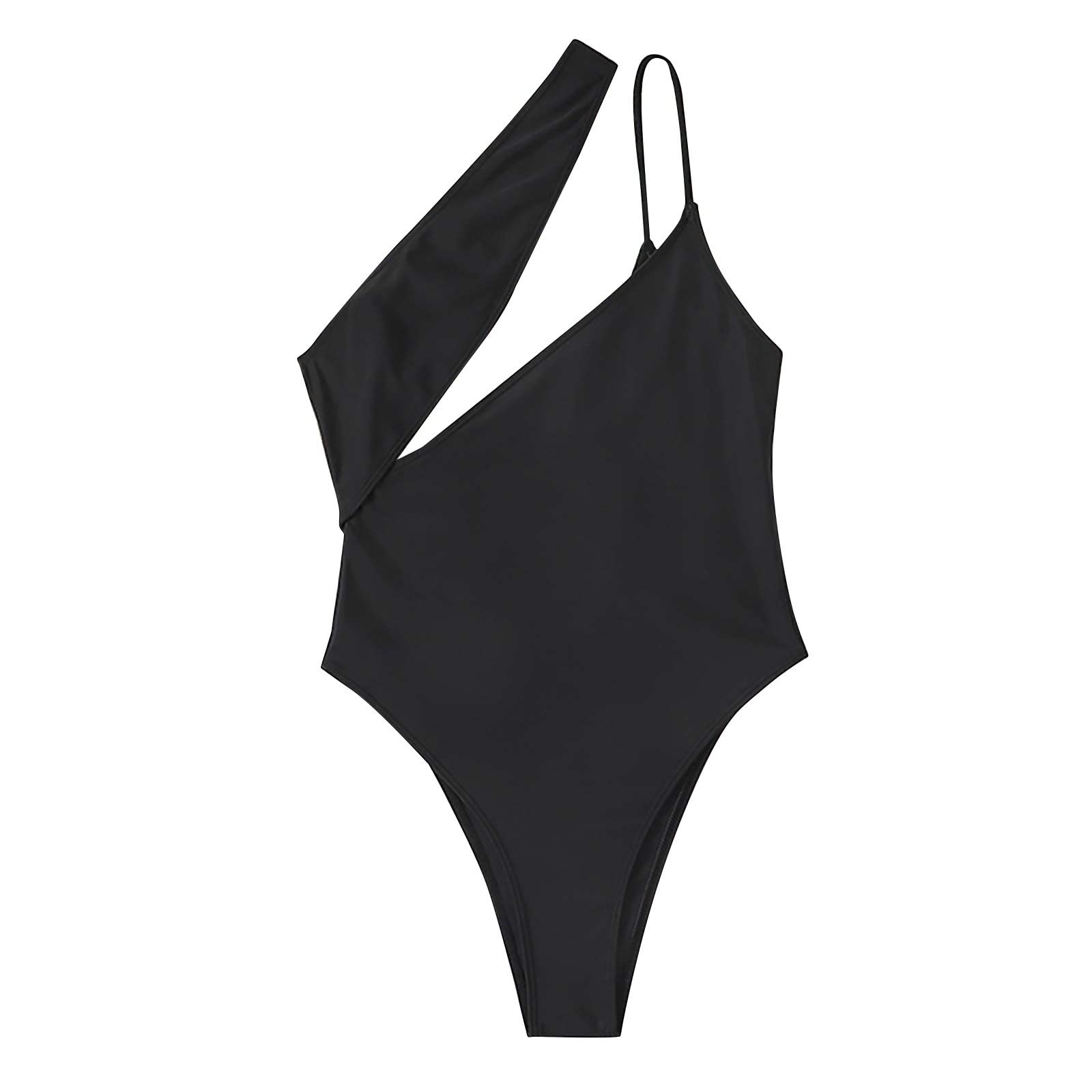 Trendy Women's Cute Backless Swimsuit with Molded Cups - Slimming One Piece Bathing Suit for Beach Vacation & Pool Party | Funny Leisure Swimwear for Summer