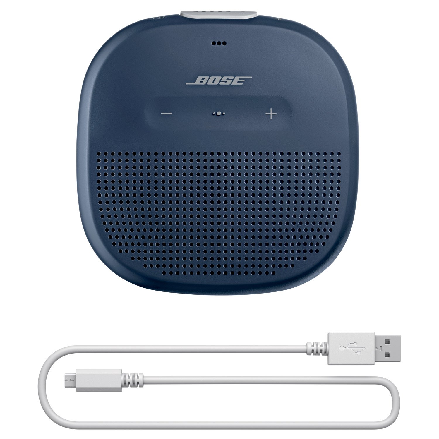 Bose SoundLink Micro: Compact Waterproof Bluetooth Speaker with Rich Bass - Perfect for Outdoor Adventures, Beach, Pool & Travel - Midnight Blue