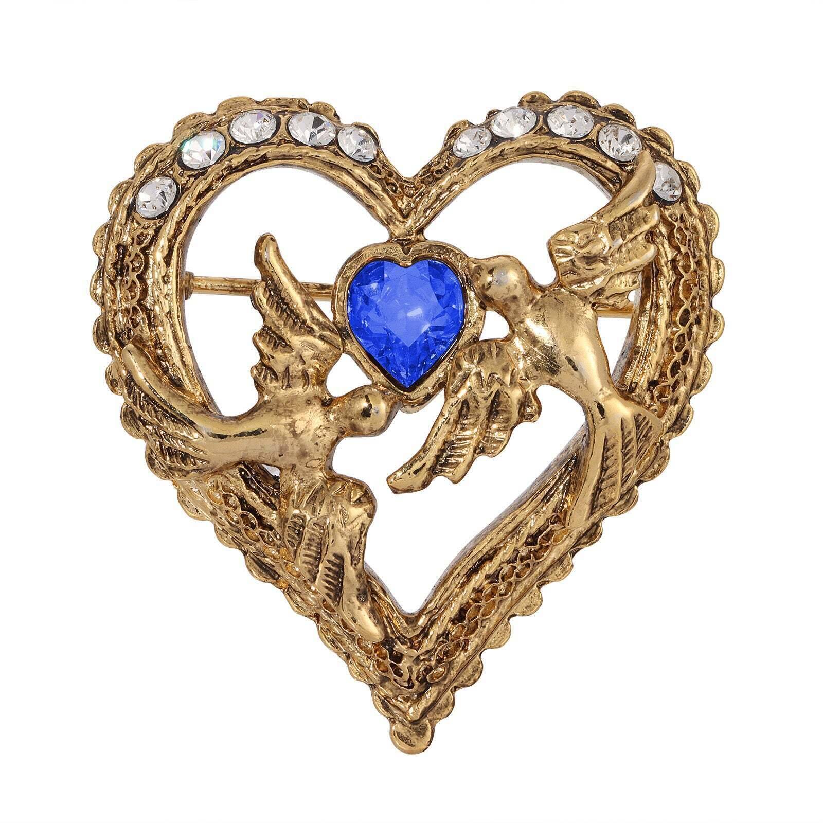 Gold Tone And Crystal Clear