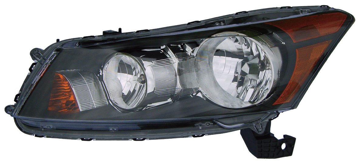 **08-12 Honda Accord Sedan Driver Side Left Headlight Replacement - High-Quality Front Lamp for Improved Night Visibility | Perfect for Commuting & Road Trips**