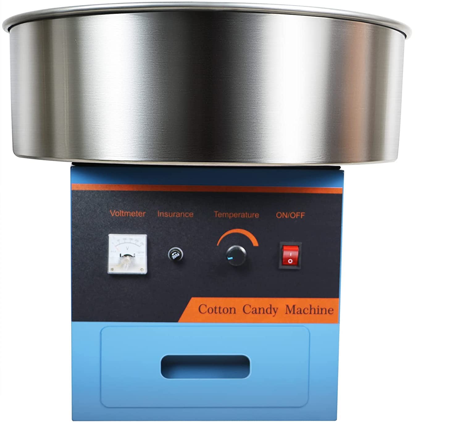 HighEquip Commercial Cotton Candy Machine - 1030W Electric Candy Floss Maker with 20.5