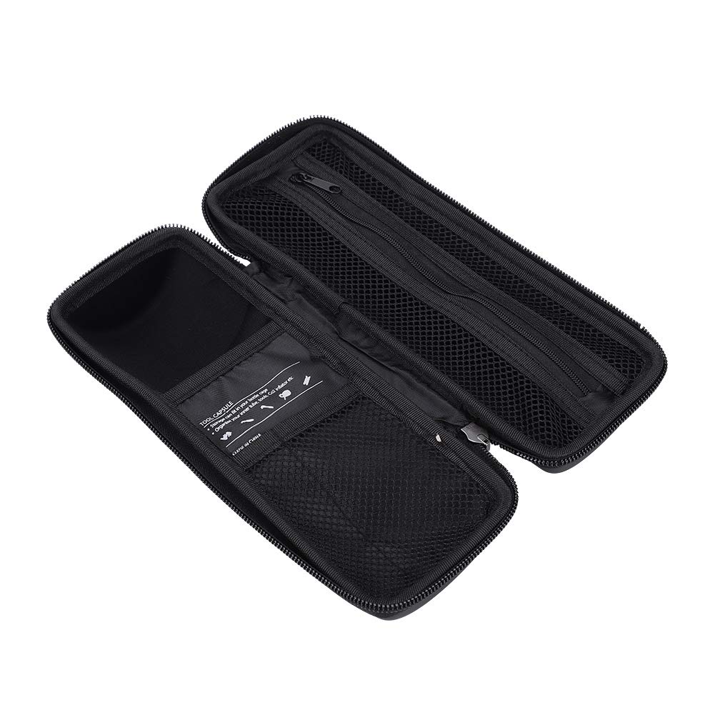 Dioche Bike Frame Storage Bag - Water Bottle Cage & Repair Tools Pouch - Durable Triangle Tube Bag for Cycling Accessories (Black) - Perfect for Mountain Biking, Road Cycling & Commuting