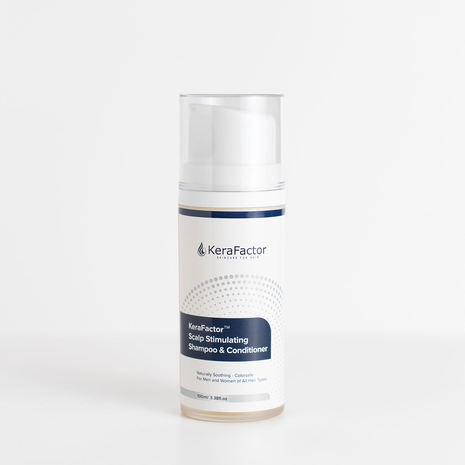 SkinQRI KeraFactor Scalp Stimulation Shampoo & Conditioner Set for Hair Growth & Scalp Care - Gentle Cleansing for Thicker, Healthier Hair - Perfect for Daily Use & Scalp Massage Therapy