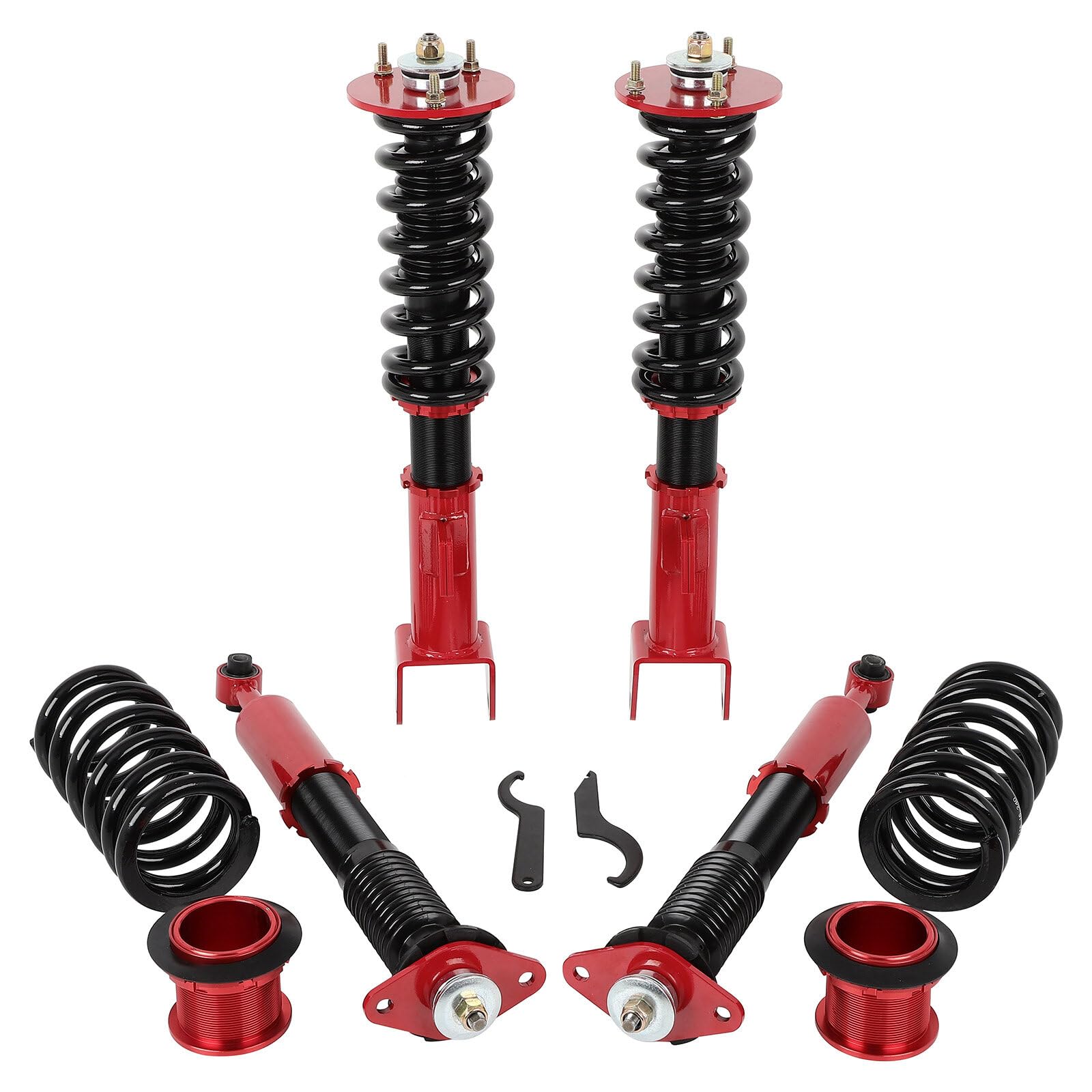 INEEDUP Complete Coilover Suspension Kit - Struts & Shocks Replacement for Dodge Challenger 2011-2022 & Charger 2011-2022 | Performance Upgrade for Smooth Ride & Better Handling
