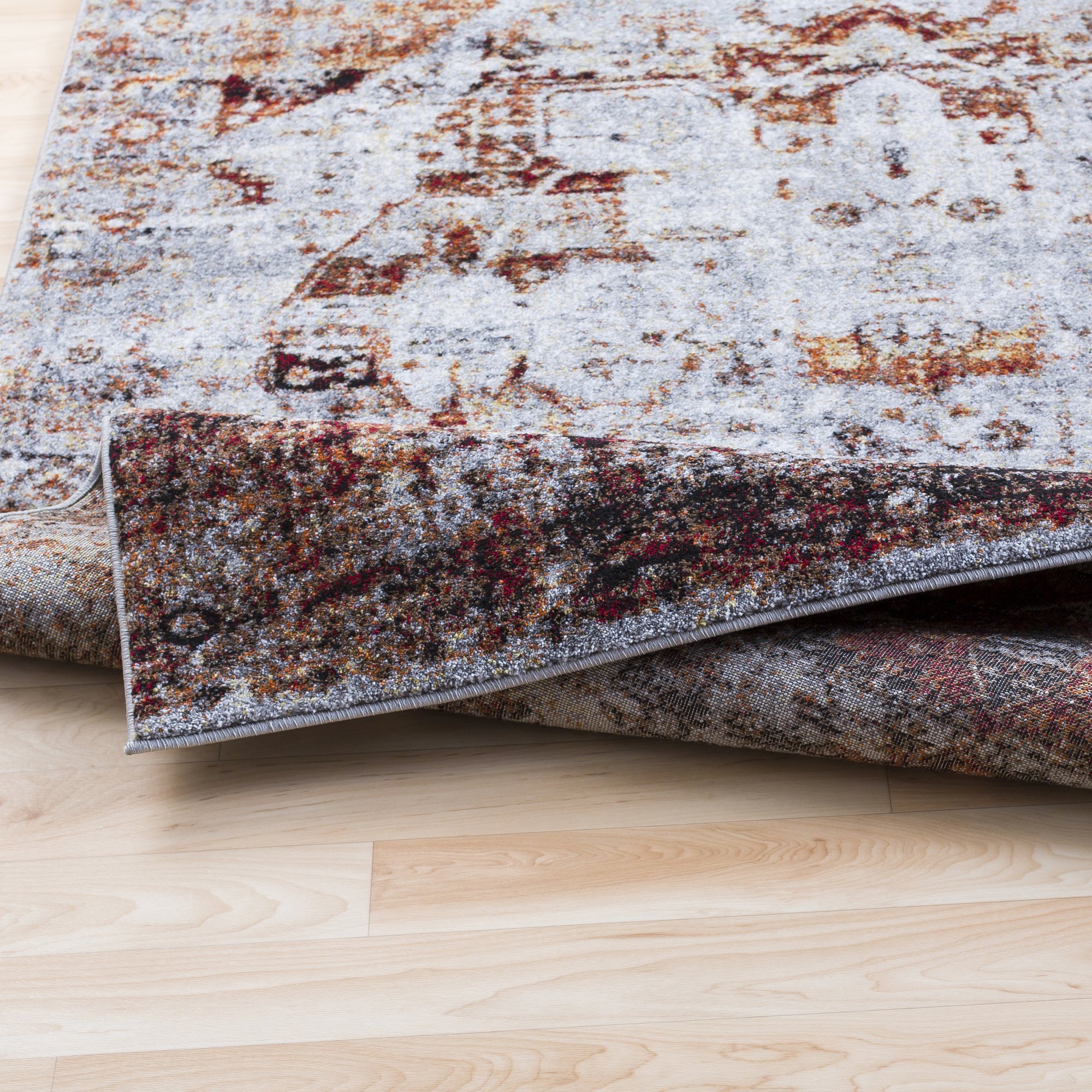 Bravo Dark Red Traditional Area Rug 2' x 3' - Updated Classic Design for Living Room, Bedroom & Entryway - Soft & Durable Home Decor