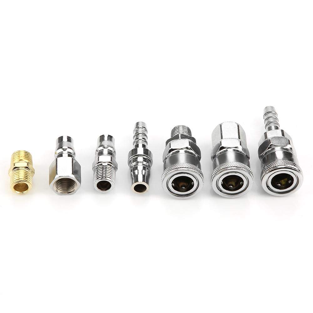 1/4 BSP Air Fitting - Japanese Quick Coupling Connector - 18 Internal & External Thread Air Hose Adapter for Compressor - Perfect for Pneumatic Tools, Air Compressors & Industrial Applications