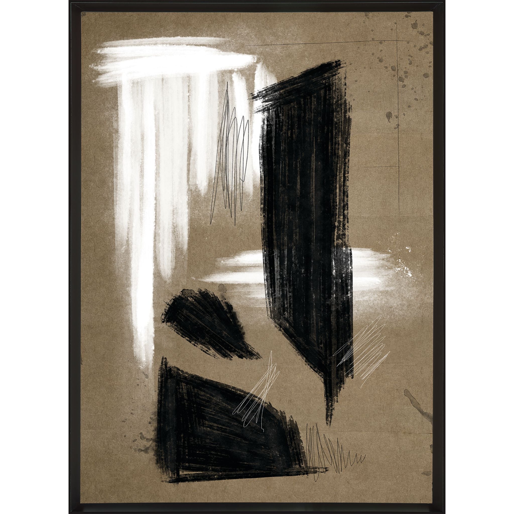 Abstract II Wall Art - 22x30 Inches Modern Canvas Painting for Living Room, Bedroom & Office Decor