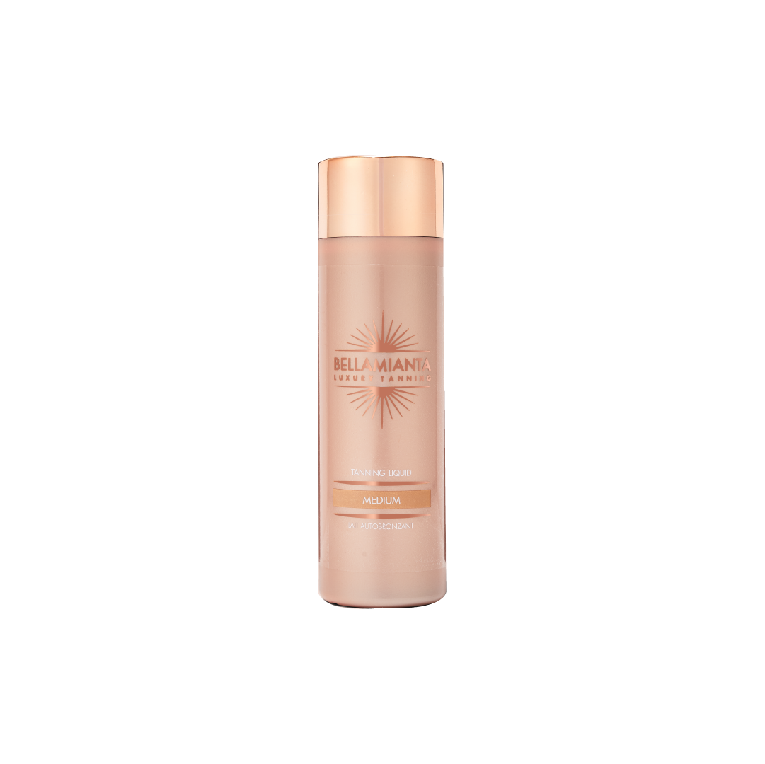 Bellamianta Liquid Gold Self Tanning Drops - Natural & Streak-Free Tan Enhancer for Face & Body - Perfect for Pre-Party Glow & Everyday Radiance