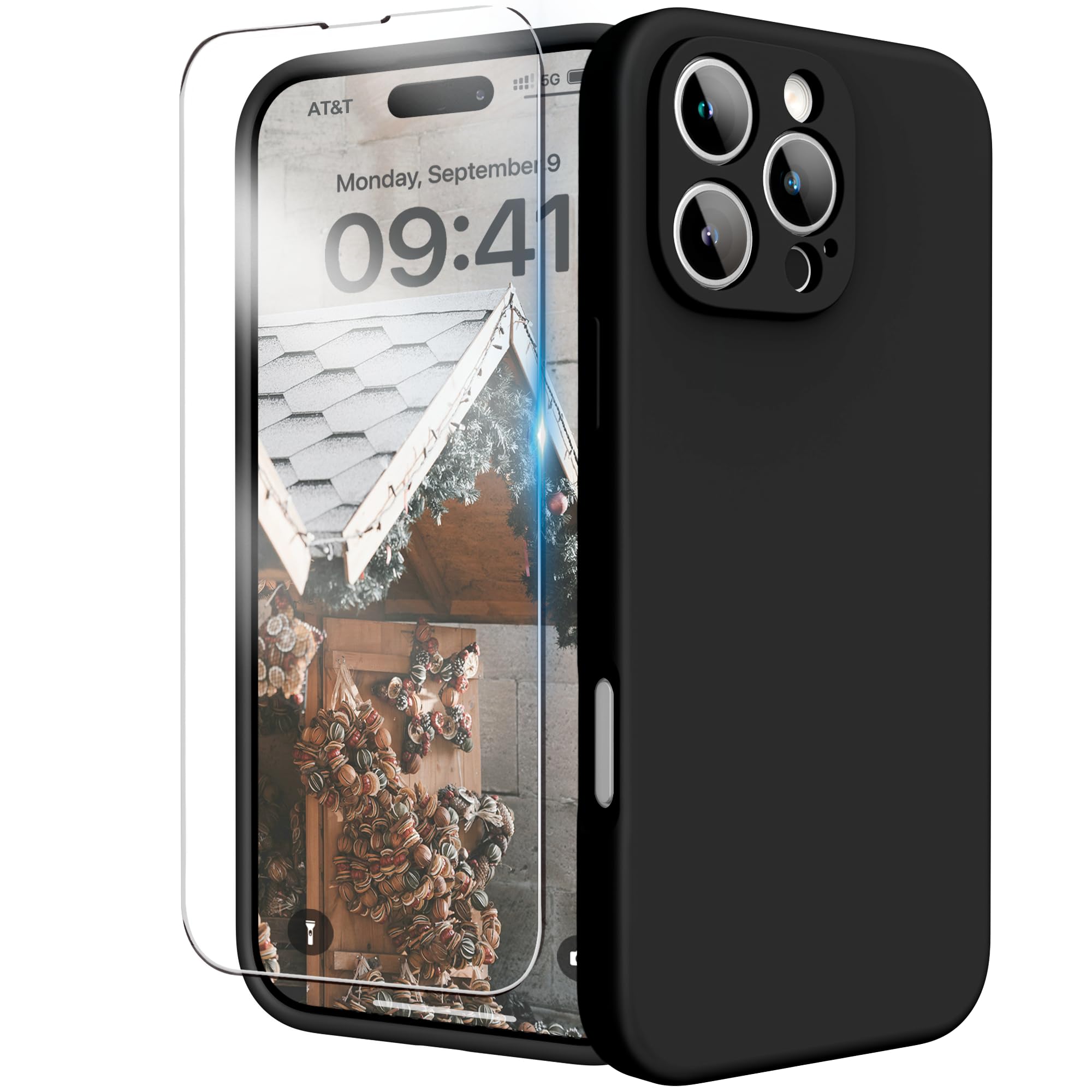 INGIDO Liquid Silicone Case for iPhone 16 Pro Max (6.9