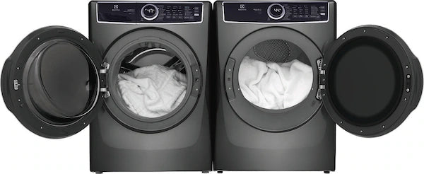 Electrolux 7537 Series 4.4 Cu. Ft. Front Load Washer & 7.4 Cu. Ft. Gas Dryer Set in Gray - Energy Efficient Laundry Pair for Large Families & Modern Homes