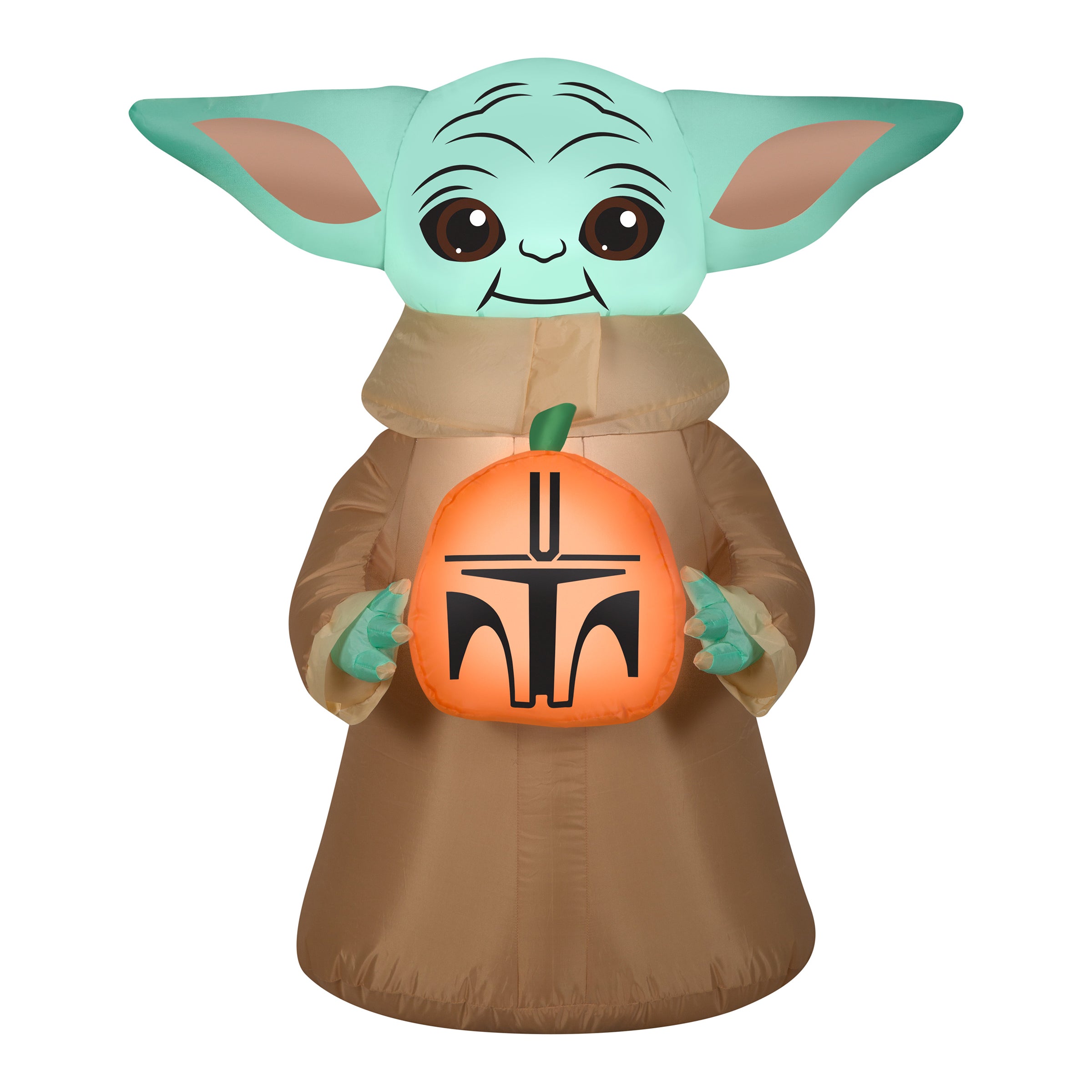 42 in. Baby Yoda Halloween Inflatable Outdoor Decoration - Star Wars Themed Yard Decor for Halloween Party, Christmas, and Home Garden Display