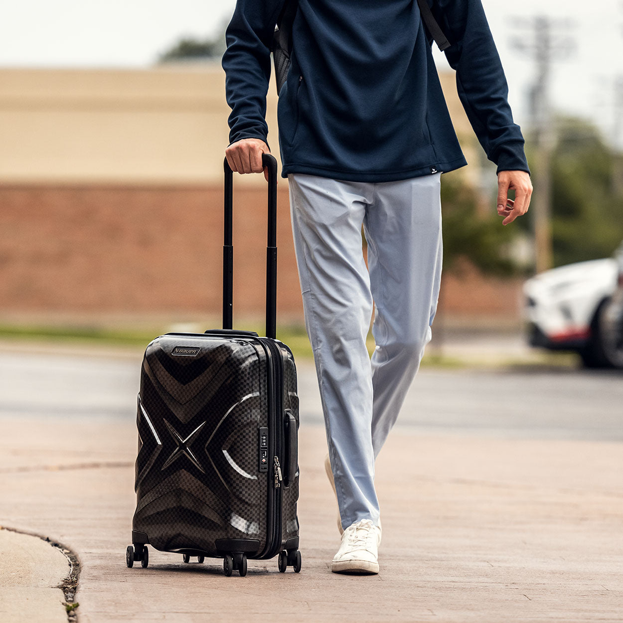 Bauer Sports Carry-On Luggage - Lightweight Durable Travel Bag for Airplane, Gym & Weekend Trips | Perfect for Athletes & Business Travelers