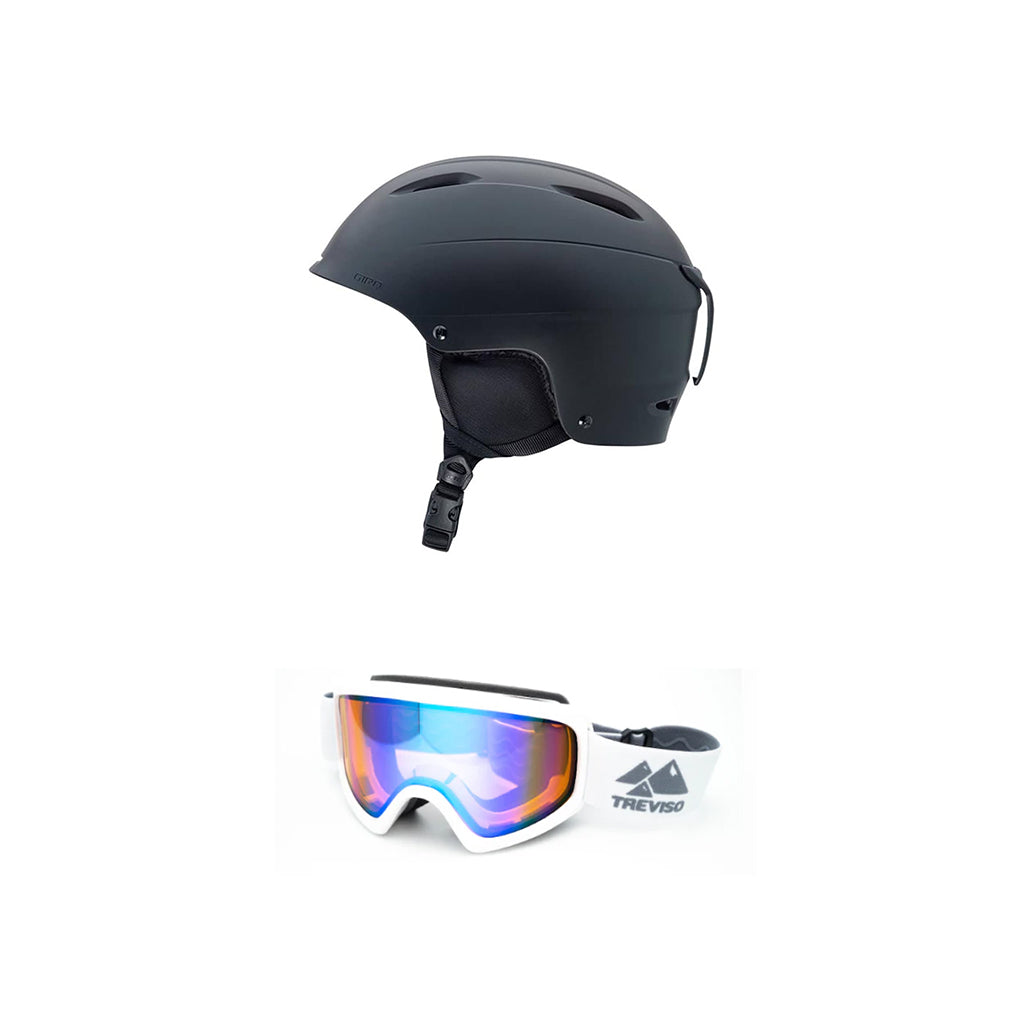 Giro Bevel Bike Helmet with Treviso Prime Goggles - Cycling & Mountain Biking Safety Gear for Men & Women - Perfect for Road Cycling, MTB & Outdoor Adventures