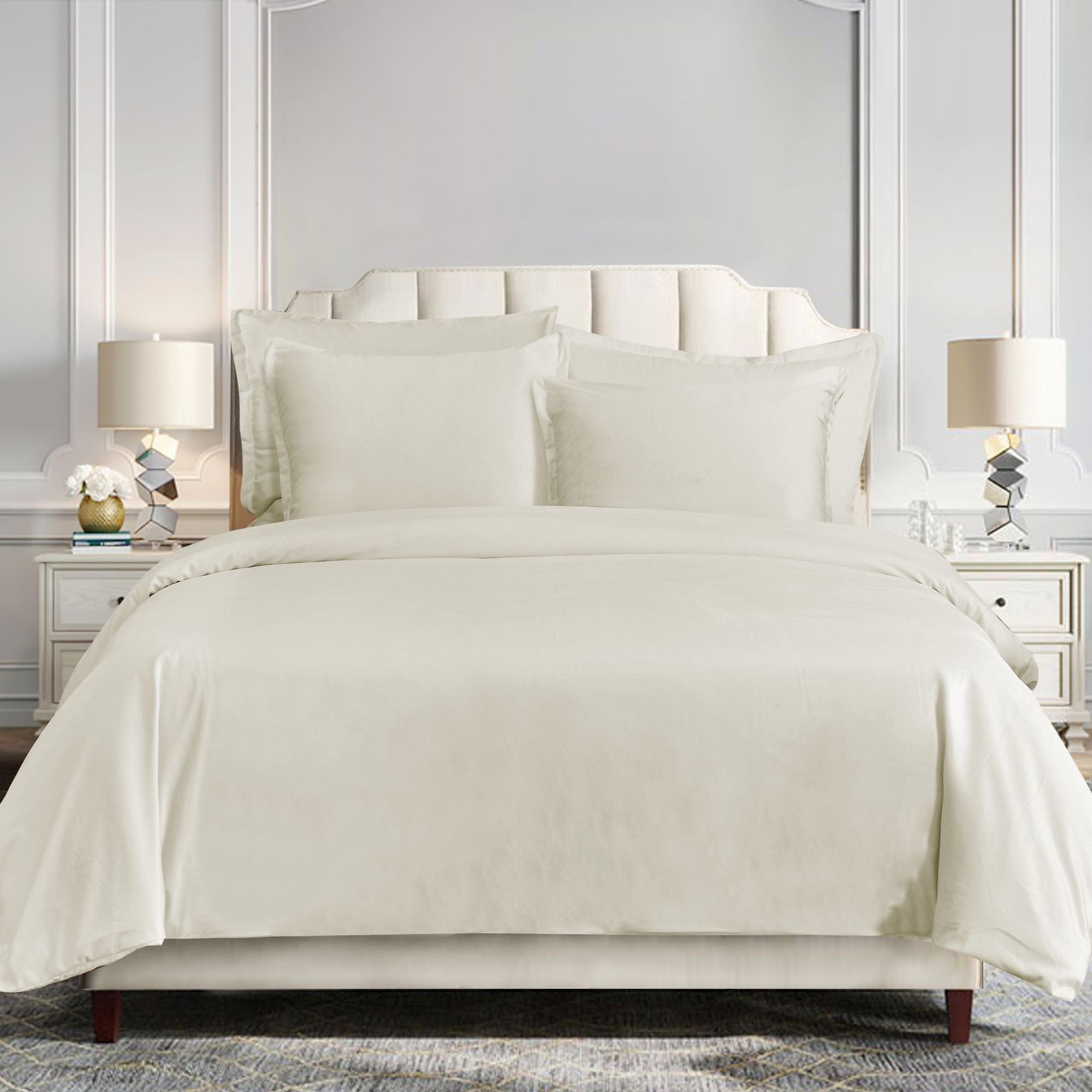 Luxury Velvet Duvet Cover Set King Size - Soft & Breathable Bedding Set for Winter - Perfect for Master Bedroom, Guest Room & Cozy Home Decor