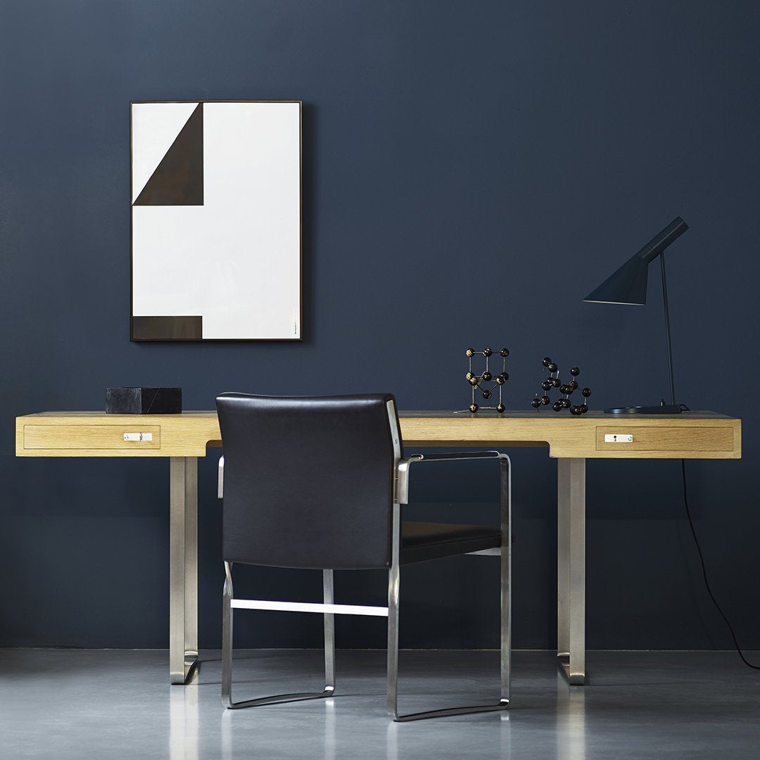 Original Wegner CH110 Desk - Mid-Century Modern Wooden Office Desk with Sleek Design for Home & Office Workspace - Perfect for Study, Writing & Remote Work