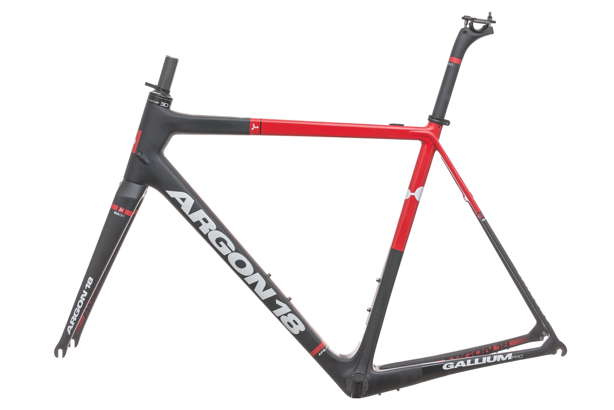 Argon 18 Gallium Pro Large Carbon Road Bike Frameset 2014 - Lightweight & Aerodynamic for Competitive Racing & Endurance Rides
