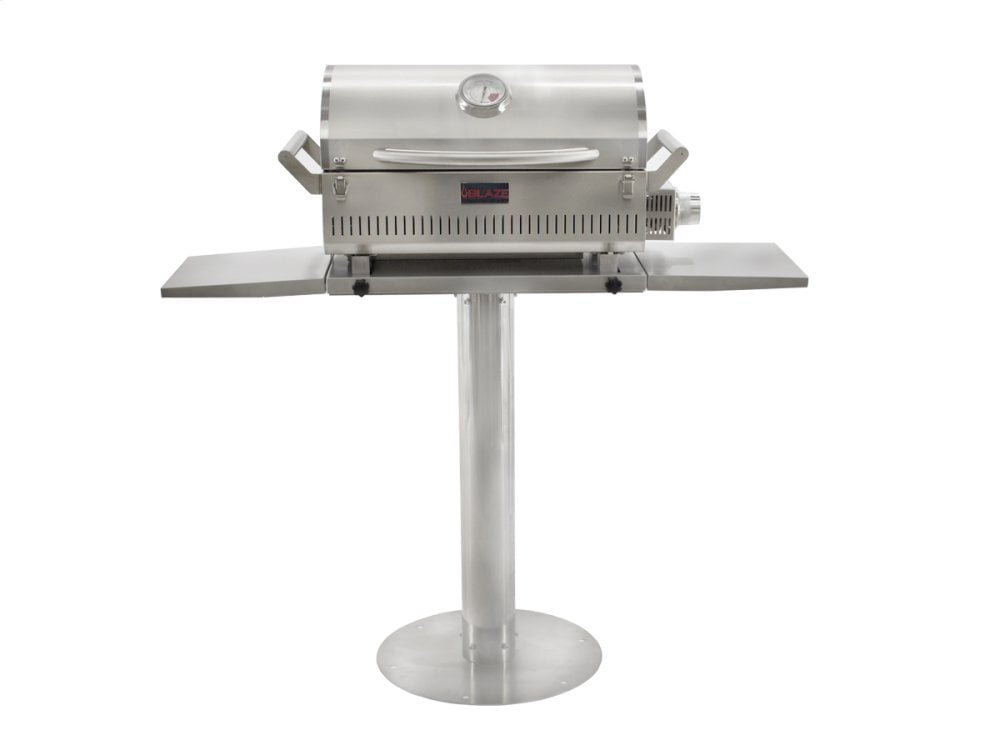 Blaze Grills BLZPRTPED17 17-Inch Professional Pedestal Stand for Portable Grill - Heavy Duty Outdoor Cooking Support for Backyard, Camping & Tailgating