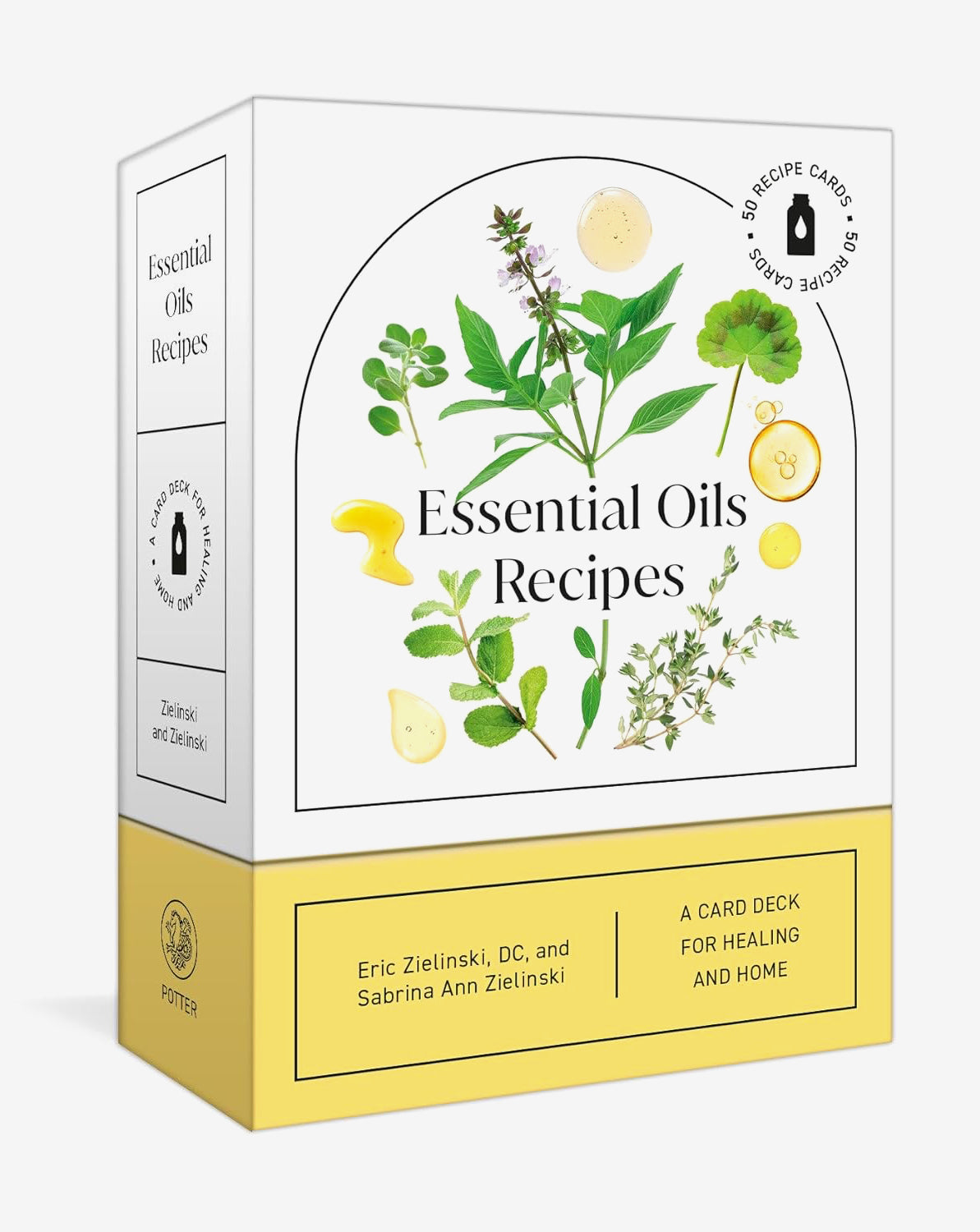 Healing Essential Oils Recipes Card Deck - 50 Aromatherapy Blends for Home Wellness | DIY Natural Remedies for Relaxation, Stress Relief & Better Sleep