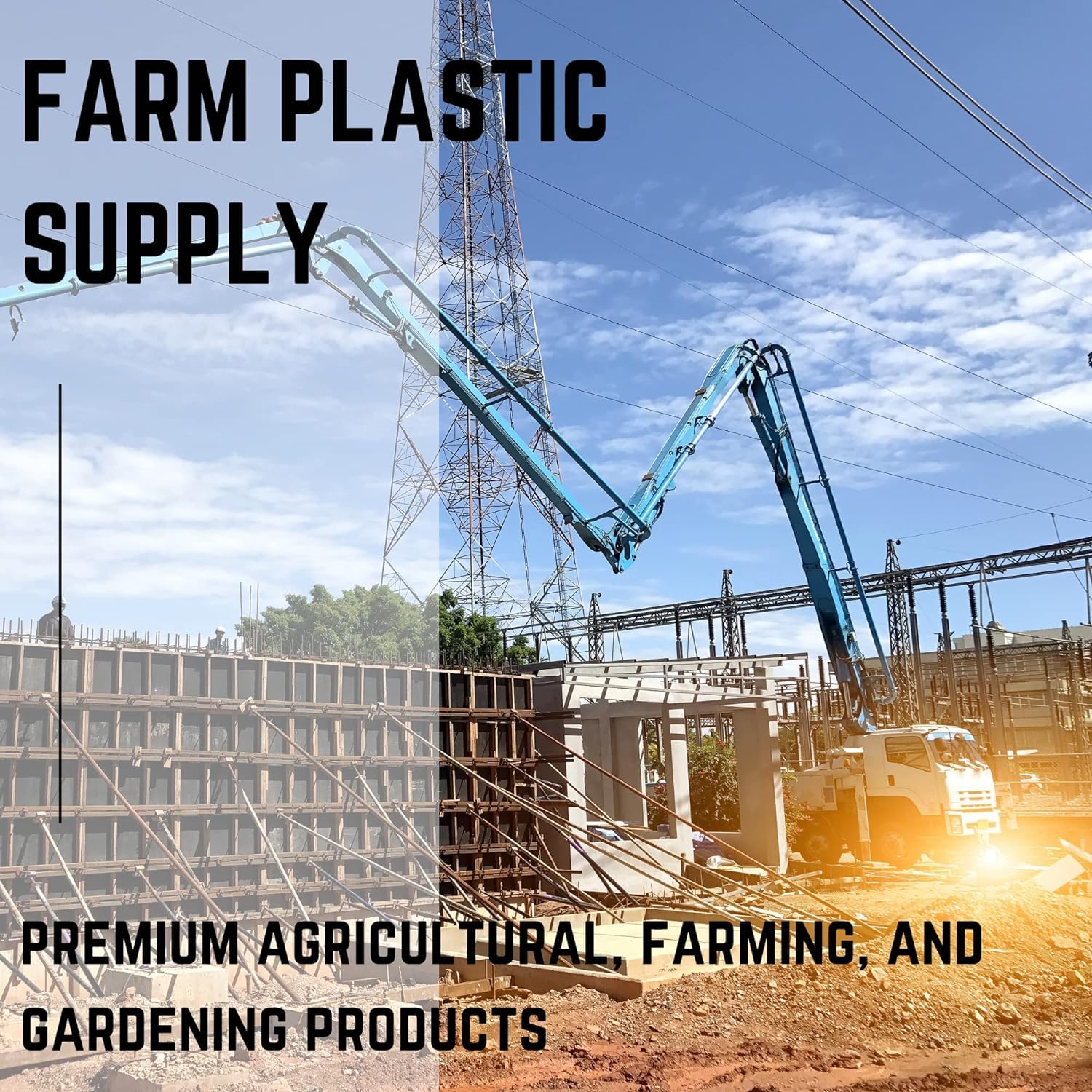 Dura Skrim 6 Mil Reinforced Clear Plastic Sheeting - 10' x 100' - Tear Resistant & Weatherproof Polyethylene Film Roll for Construction, Greenhouse Covering, and Vapor Barrier Protection