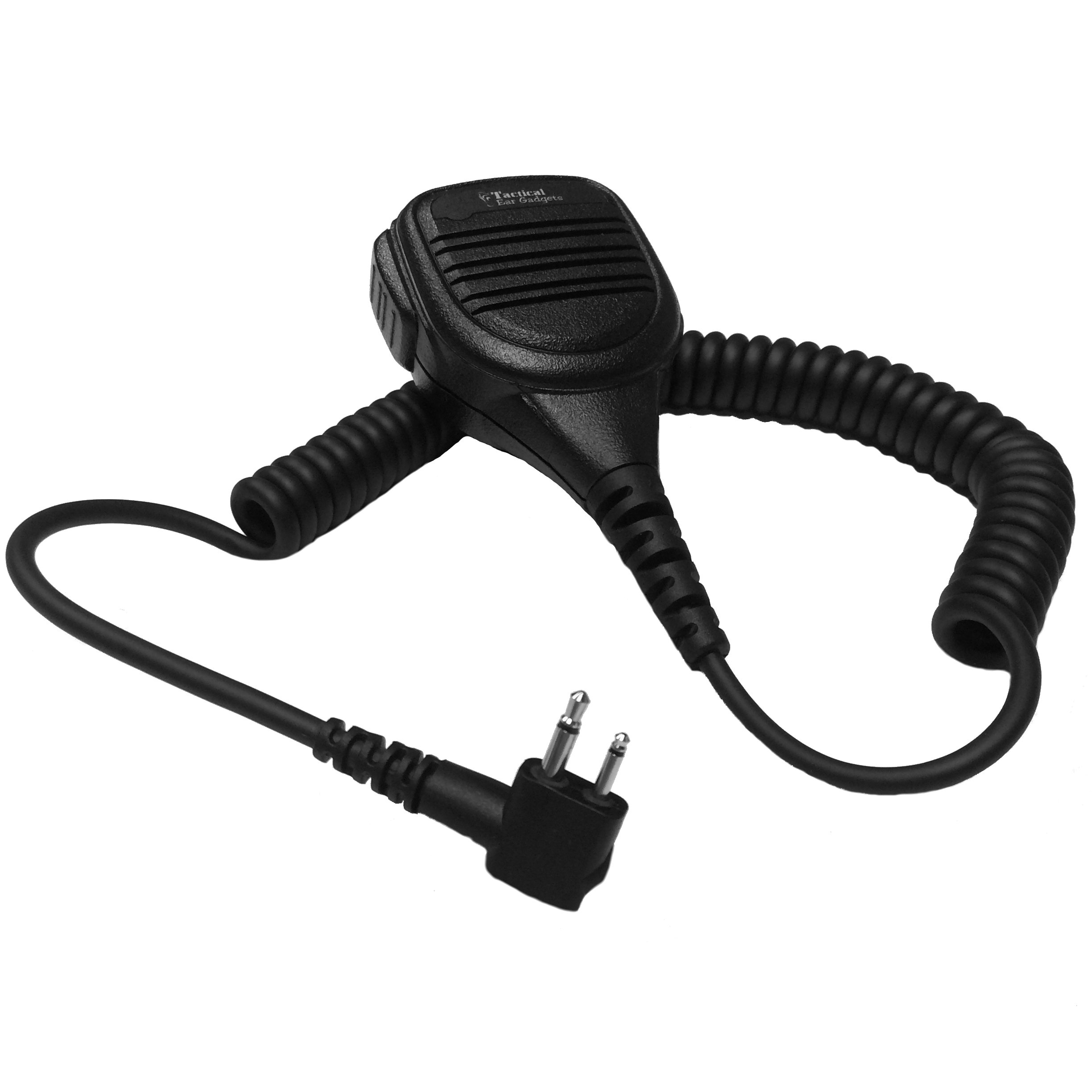 Tactical EP2103 Speaker Microphone for Motorola CP200 CP200D BPR40 - Durable Communication Gear for Police, Security & Outdoor Adventures