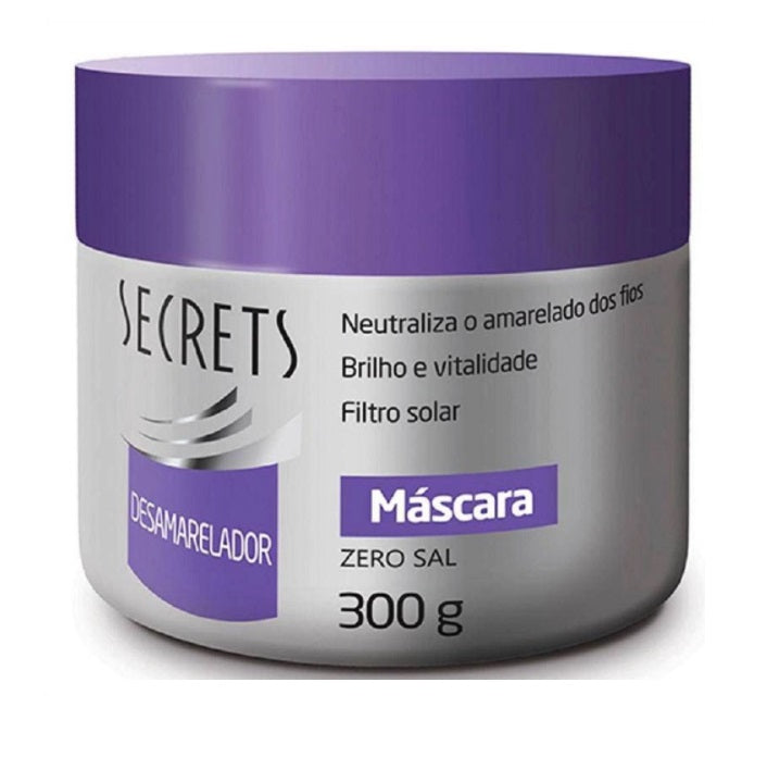 Blonde Hair Purple Shampoo Mask - Anti-Yellowing & Neutralizing Treatment for Brassy Tones (300g) | Deep Conditioning & Shine Enhancing for Blonde, Gray & Highlighted Hair | Salon-Quality At-Home Care