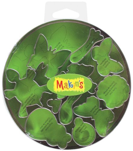 Makin'S Clay Cutters 11-Piece Bug Shape Set for Polymer Clay & Fondant - Perfect for DIY Crafts, Cake Decorating, and Kids' Art Projects