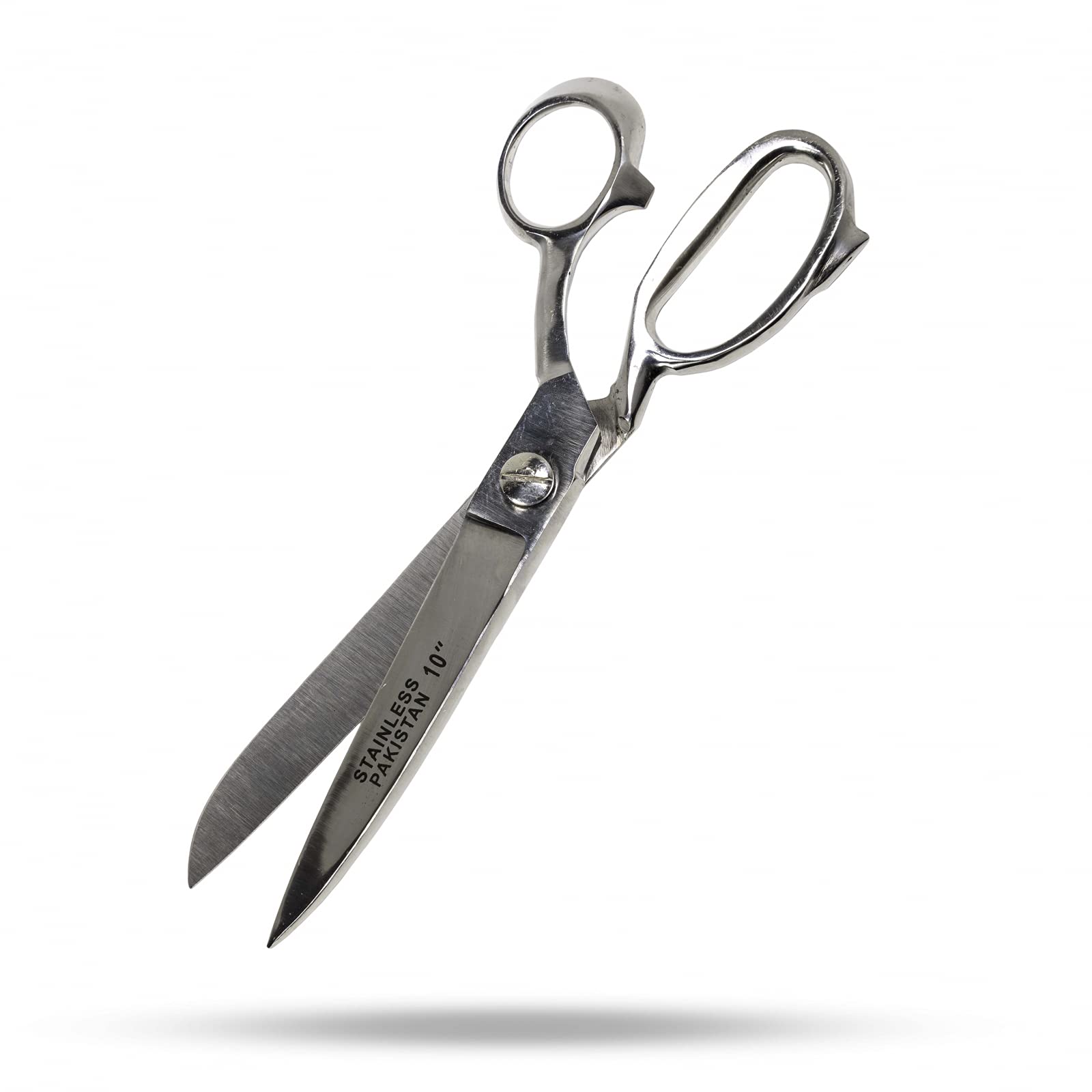 Premium 10 Inch Stainless Steel Heavy Duty Fabric Scissors - Professional Sewing & Crafting Shears for Quilting, Dressmaking & DIY Projects