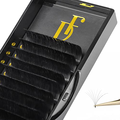 Professional 0.03mm C Curl 22mm Volume Eyelash Extensions - Easy Fanning & Rapid Blooming DF Lashes for Salon & Home Use | Perfect for Bridal, Party & Special Occasion Makeup