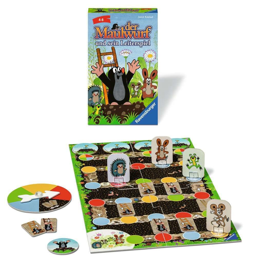 Ravensburger The Mole and His Ladder Game – Fun Educational Board Game for Kids Ages 4+, Perfect for Family Game Nights and Birthday Parties