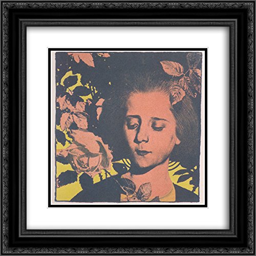 Koloman Moser Museum Art Print - 20x20 Black Ornate Framed Floral Wall Decor with Double Matting | Perfect for Living Room, Bedroom & Office Wall Art
