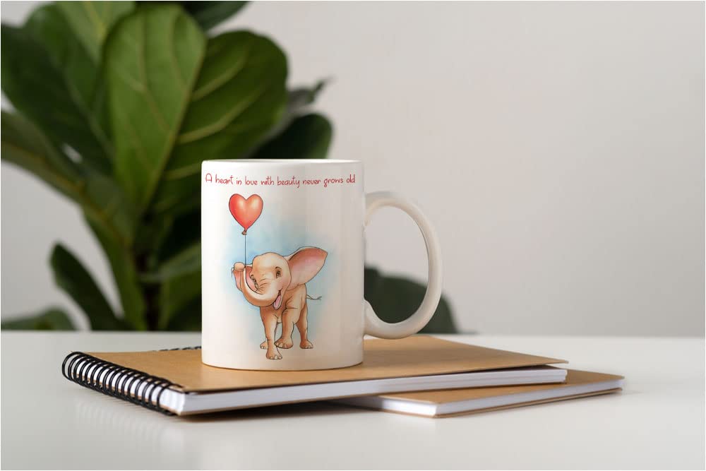 Valentine's Day Coffee Mug for Girlfriend & Boyfriend - 330ml Printed Love Gift for Couples, Wife, Husband - Perfect for Romantic Coffee Dates & Anniversary Gifts