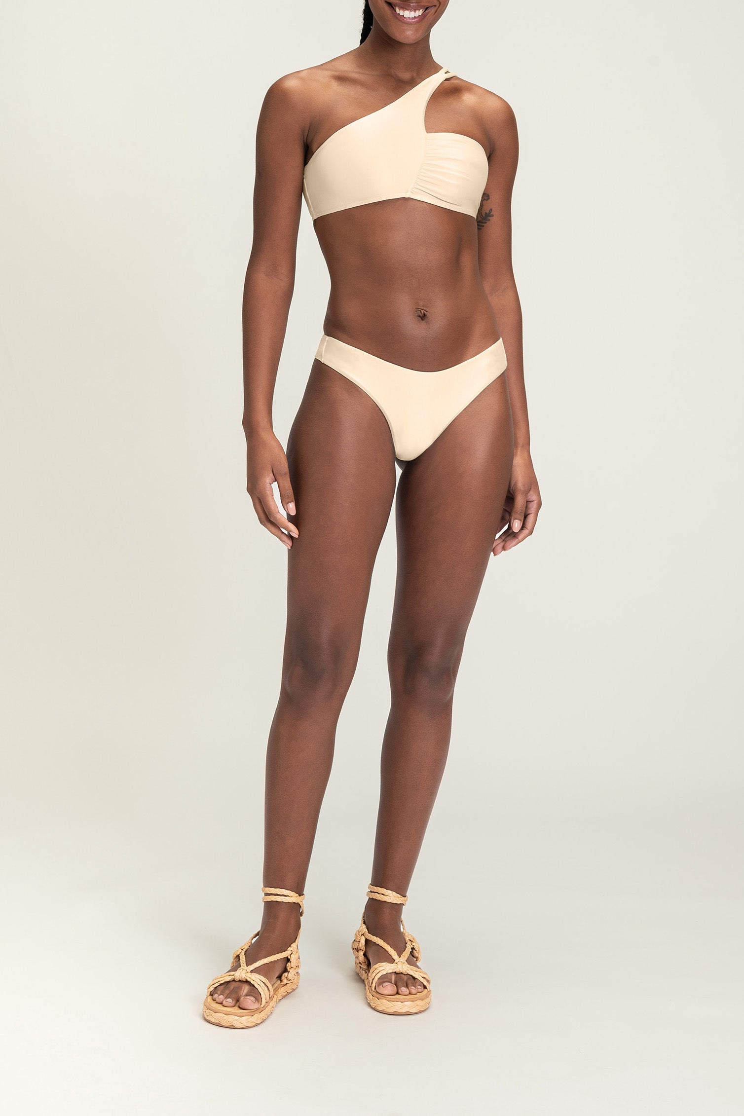 Lux Thong Bikini Bottom - High Waisted Sexy Swimwear for Women, Comfortable & Stretchy Fabric - Perfect for Beach, Pool Party & Vacation