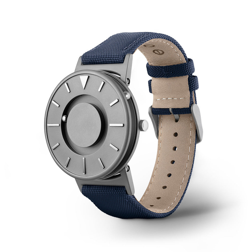 Eone The Bradley Canvas Watch - Minimalist Analog Watch for Men & Women - Stylish Waterproof Wristwatch for Business, Casual & Outdoor Activities
