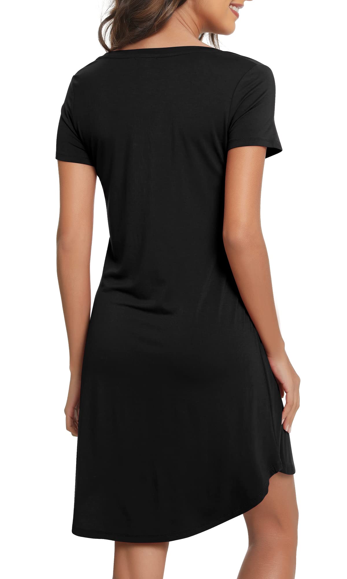 Soft Bamboo Viscose Nightgowns for Women - Comfortable Plus Size Sleep Shirts & Pajamas (S-4X) | Perfect for Summer Nights, Lounging & Relaxing at Home