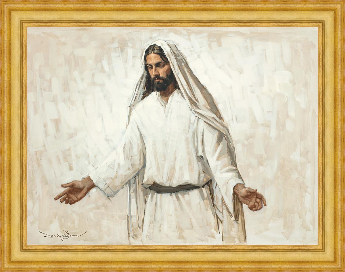 Every Knee Shall Bow Large Wall Art - Inspirational Christian Home Decor for Living Room, Bedroom & Office