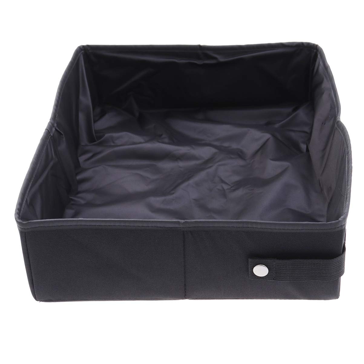 Foldable Portable Cat Litter Box for Kittens & Adult Cats - POPETPOP Collapsible Litter Pan for Home & Travel Use, Ideal for Indoor & Outdoor Cats - Easy Clean & Space Saving Design
