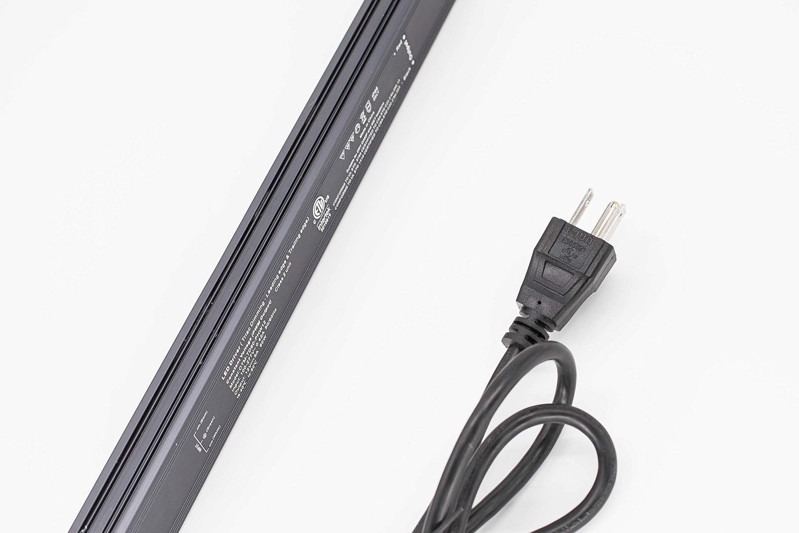 Dimmable 12V 60W LED Driver Power Supply - Class 2 Triac Waterproof, ETL Listed - Compatible with Lutron & Leviton AC Wall Dimmers - Perfect for LED Light Strips, Under Cabinet Lighting & Home Theater Setup