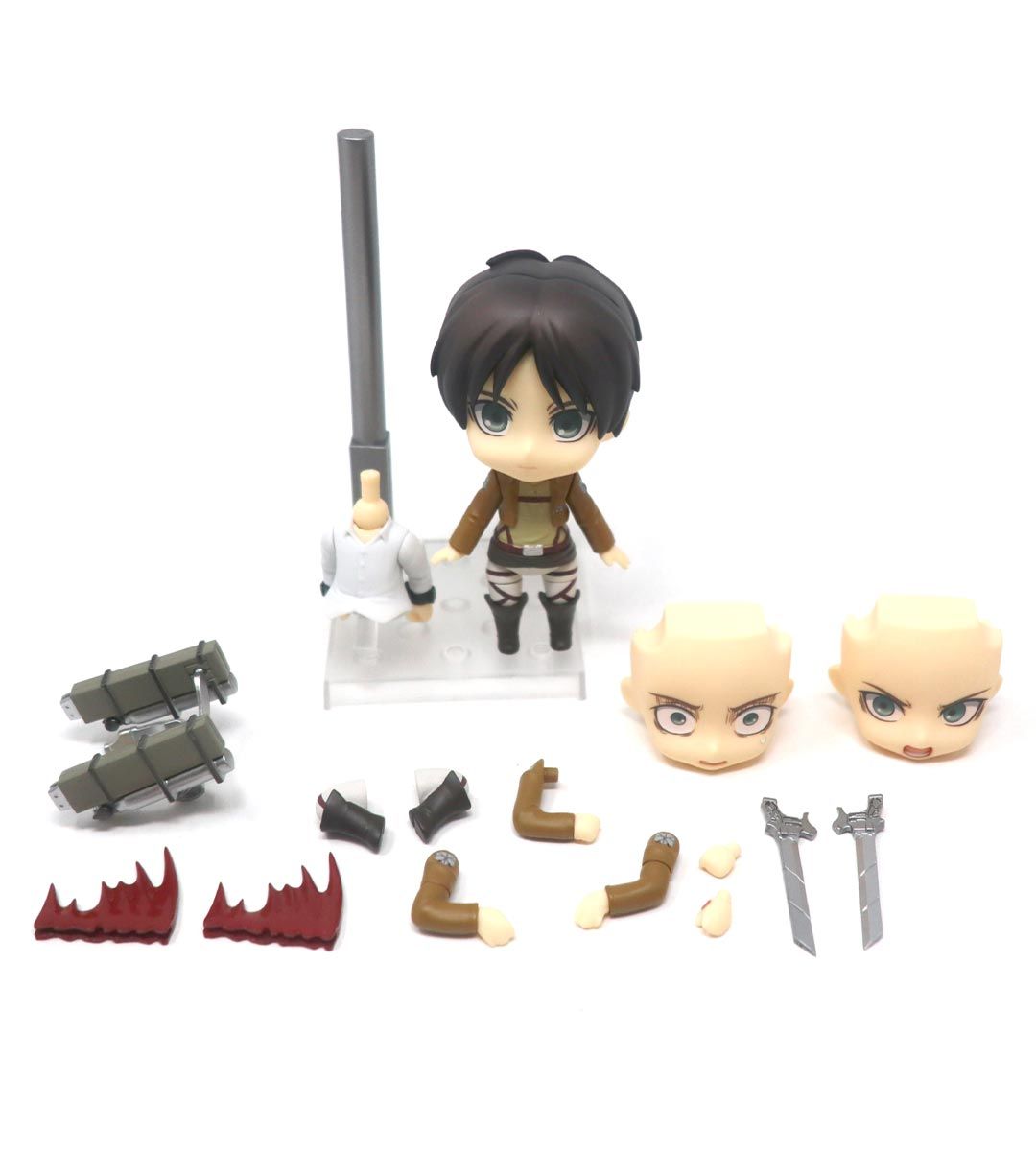 Attack on Titan Nendoroid Eren Yeager Action Figure - Anime Collectible Gift for Fans, Perfect for Display & Cosplay Scenes