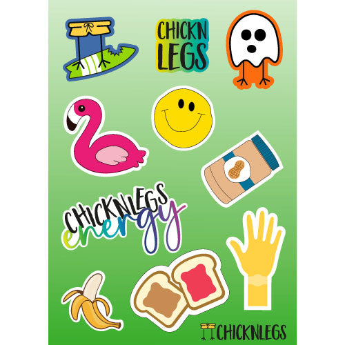 Premium Green Sticker Pack - Waterproof & Durable Decals for Laptops, Water Bottles, Notebooks & DIY Crafts