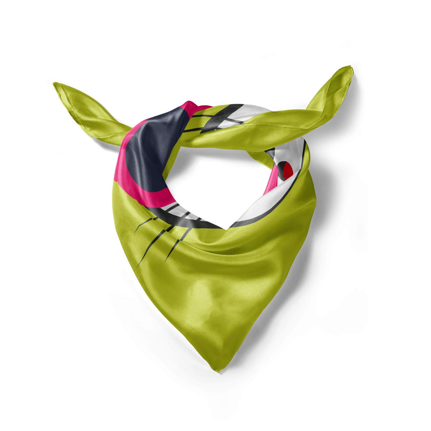 Ambesonne Boho Kitten Print Animal Head Scarf - Stylish Hair Wrap for Women, Fashionable Headband & Hair Accessory - Perfect for Casual Outfits, Beach Days & Boho Chic Looks