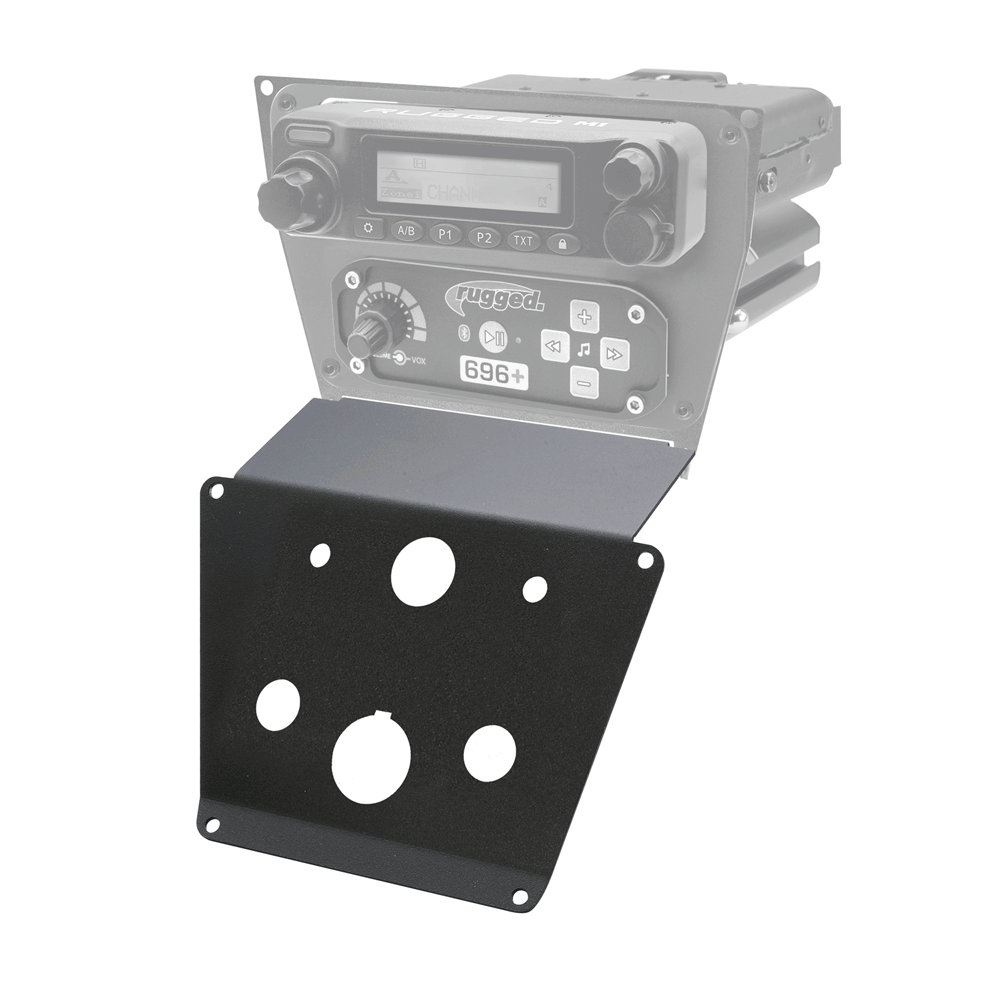 Polaris RZR PRO XP, Turbo R & PRO R Lower Accessory Panel - Dash Mount for Radio & Intercom | Off-Road UTV Accessories for Enhanced Communication & Convenience